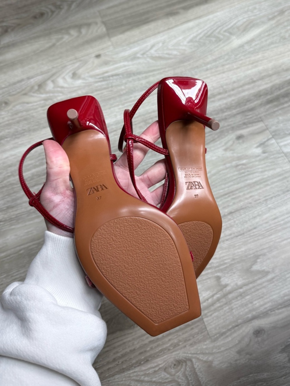Zara heels sandal with ankle strap - Picture 3 of 4